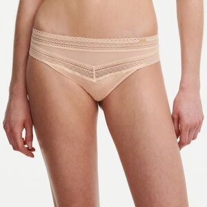 Chantelle Festivité Lace Cheeky Bikini - Nude Blush BNWT size medium